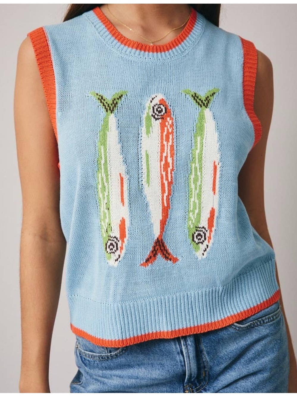 Fishy Trio Sweater